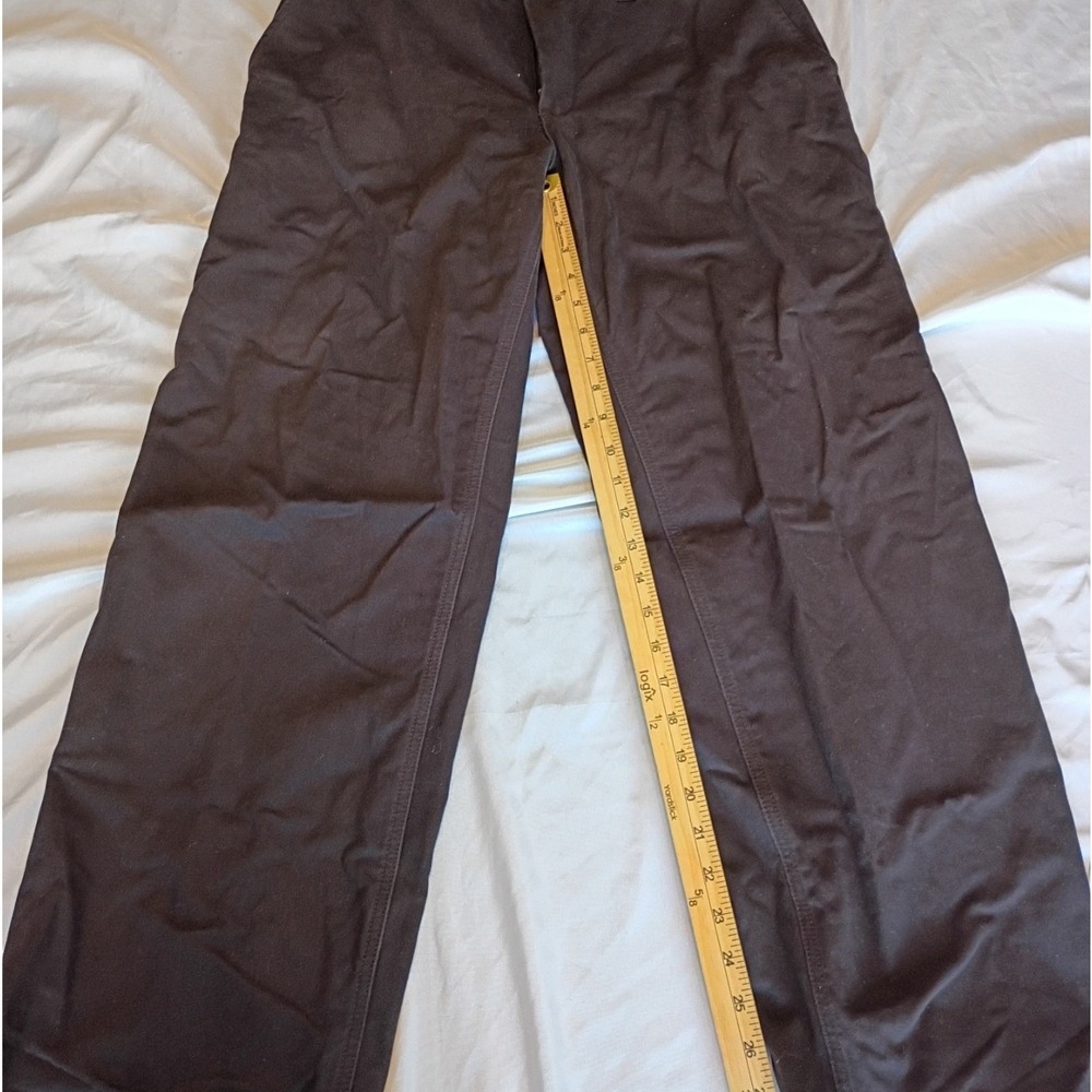 RedHead Flannel Lined Work Pants Mens 34x32 Brown Excellent Straight Leg Cotton